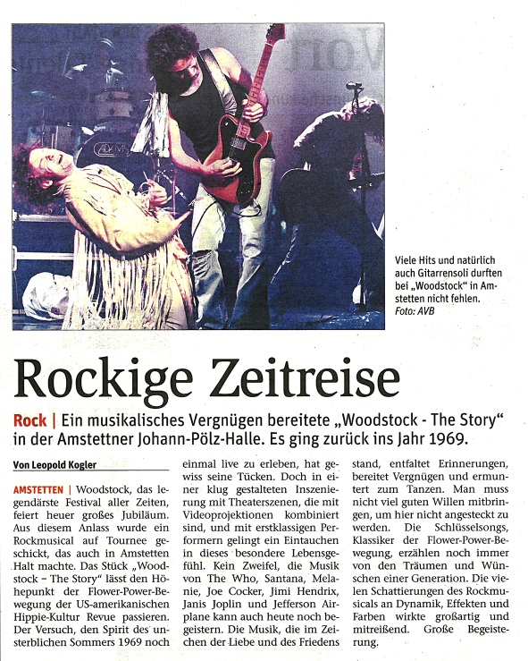 Woodstock the Story review Amstetten